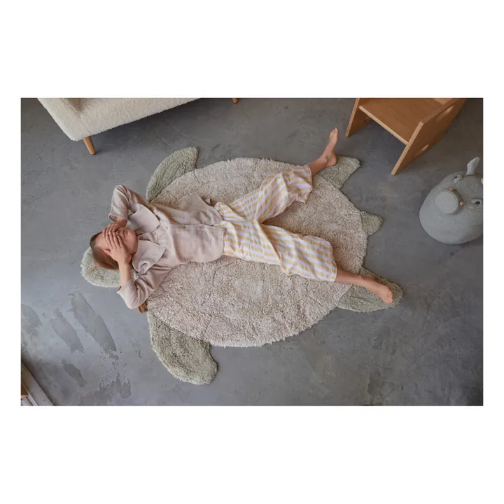 Lorena Canals Tapis Sea Turtle | Olive