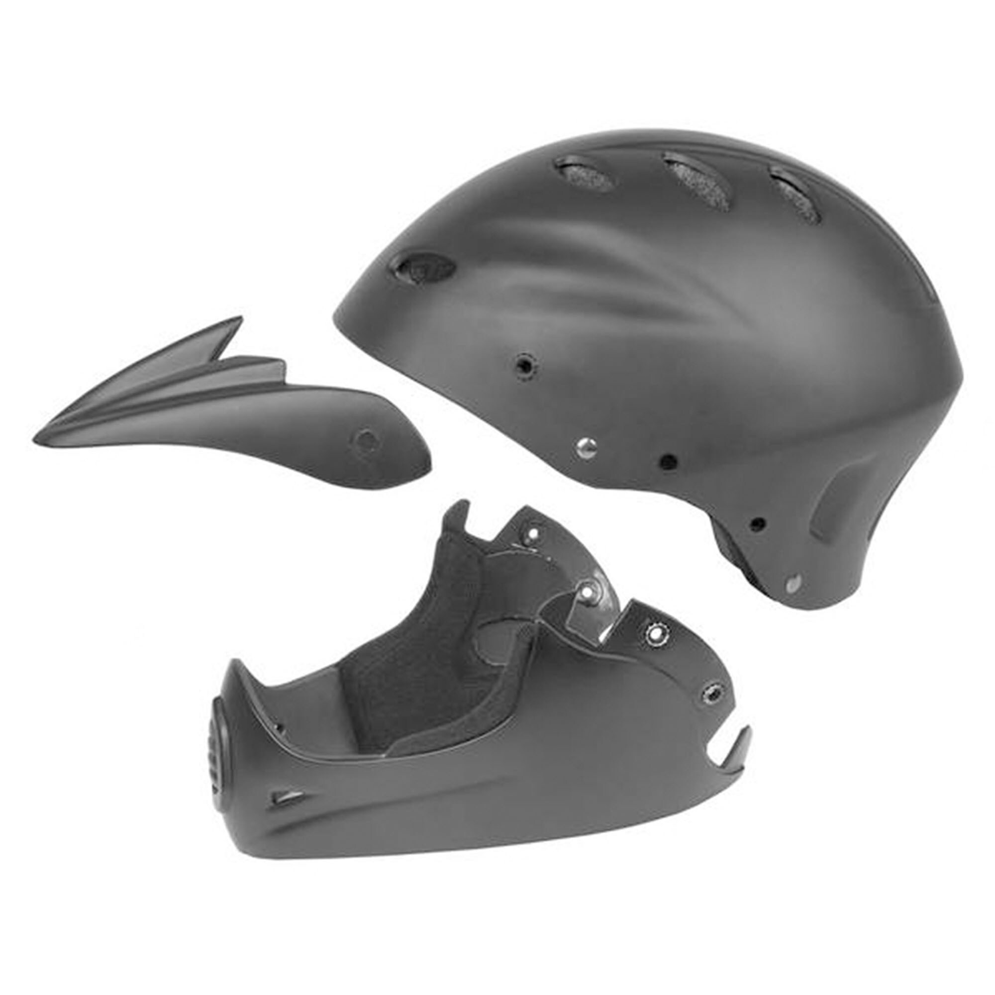 M-Wave All-In-1 Fullface Downhill Fahrradhelm MTB Fahrrad Helm