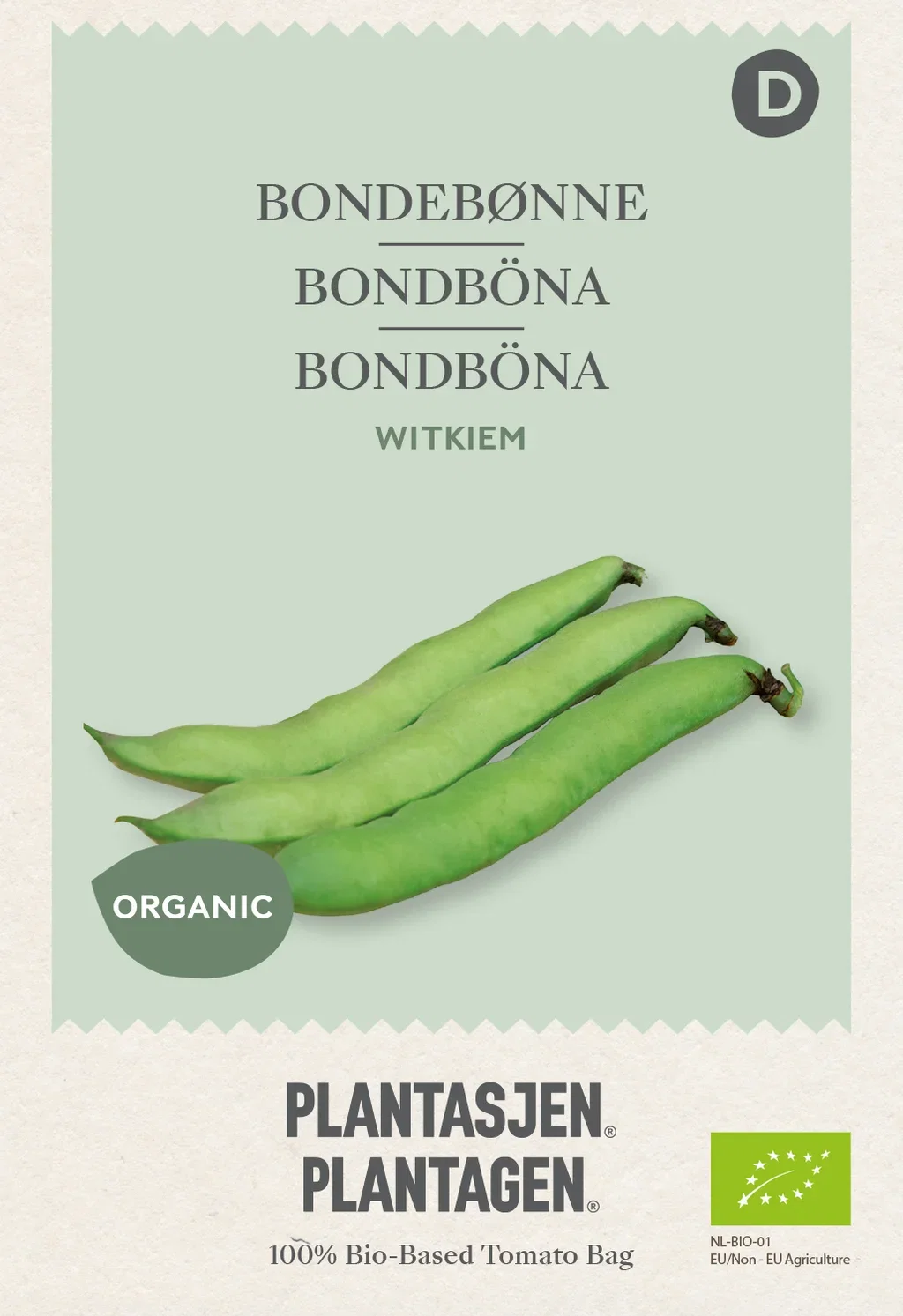 Vicia fabia Bondebønne 'Witkiem'