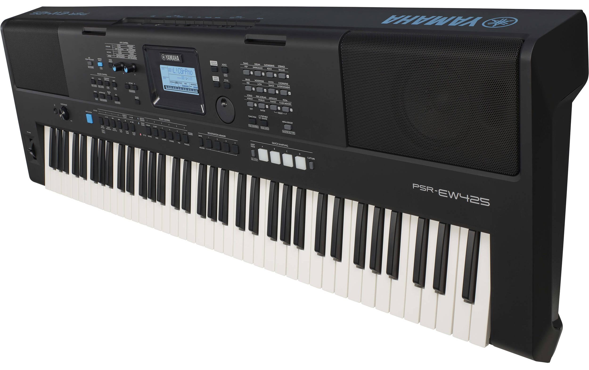 Keyboard PSR-EW425<br>Portables Keyboard mit Anschlagdynamik