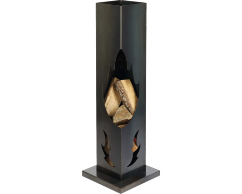 Wilk Flame vuurschaal, staal, zwart