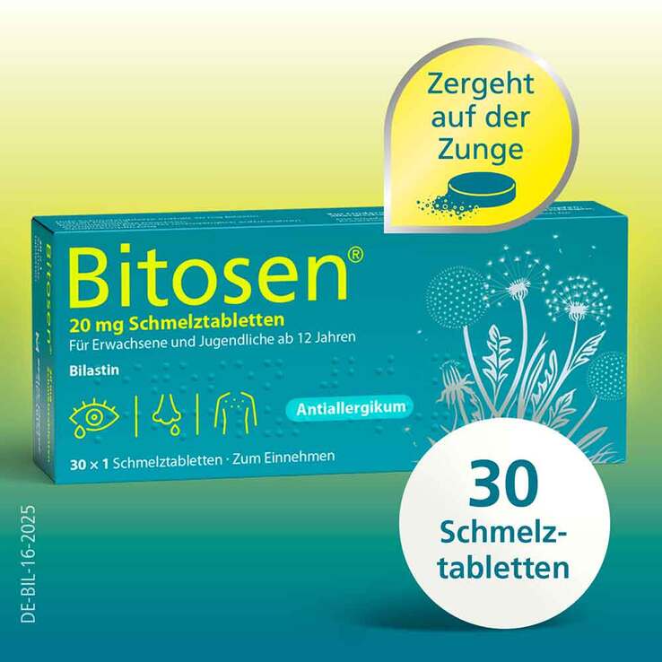 Bitosen 20 mg Schmelztabletten, 30 St