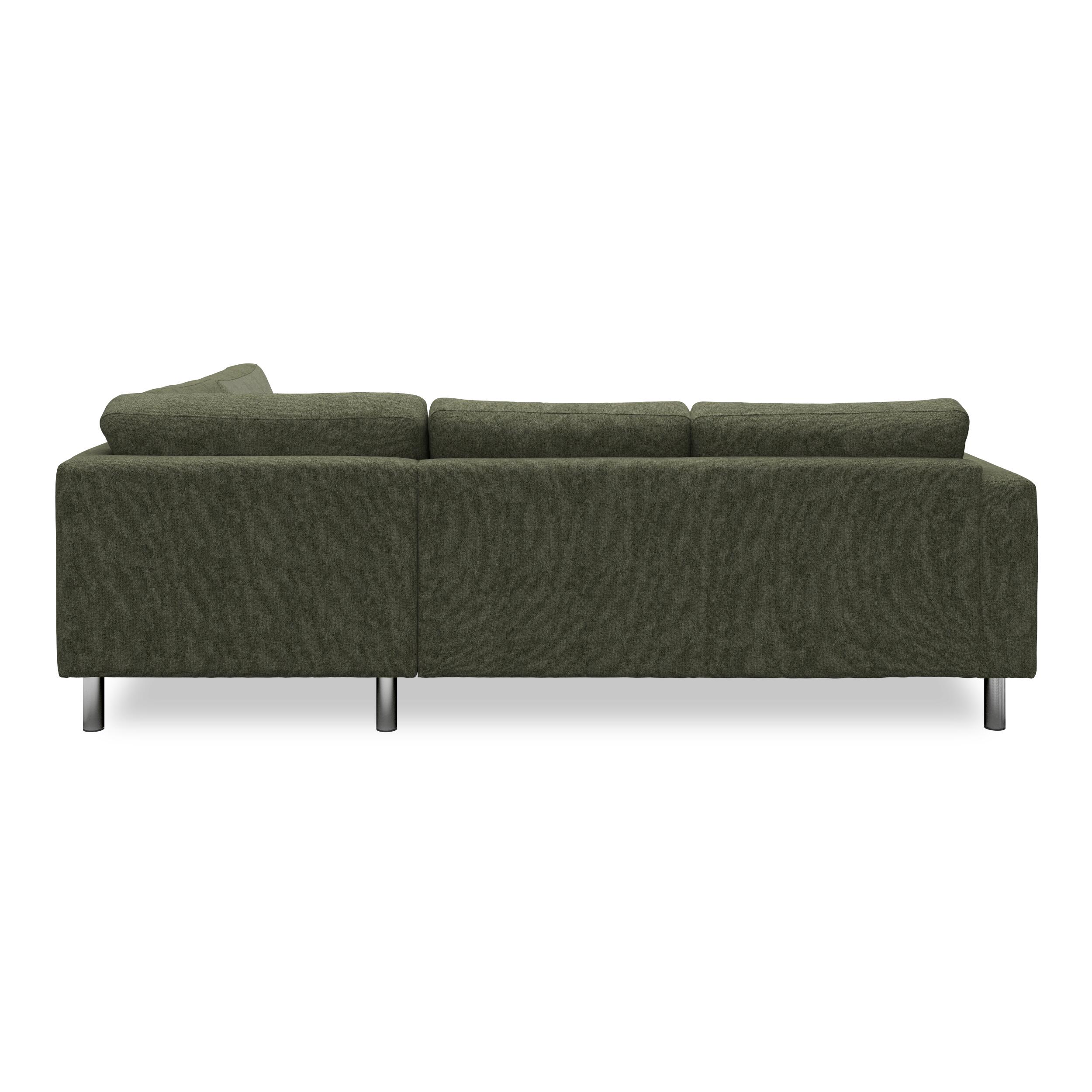 Cleveland højrevendt sofa med pufafslutning