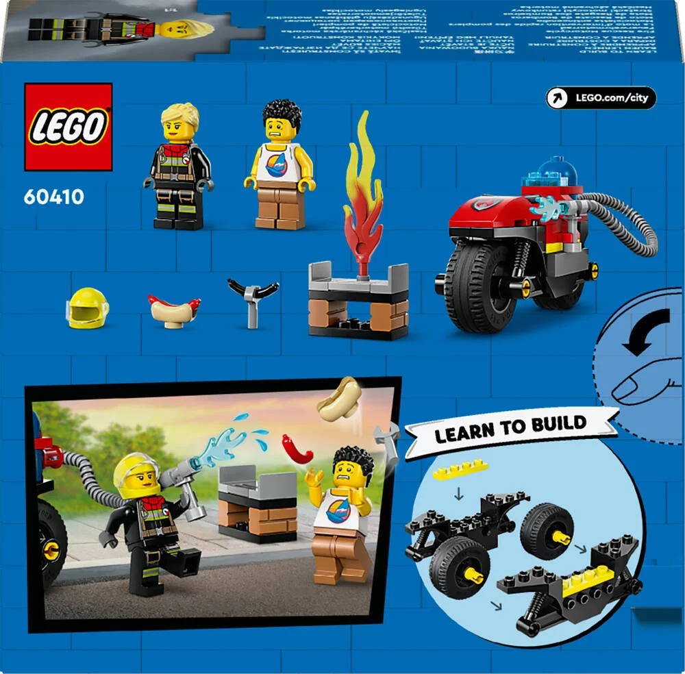 LEGO®CITY 60410 - LA MOTO D’INTERVENTION RAPIDE DES POMPIERS