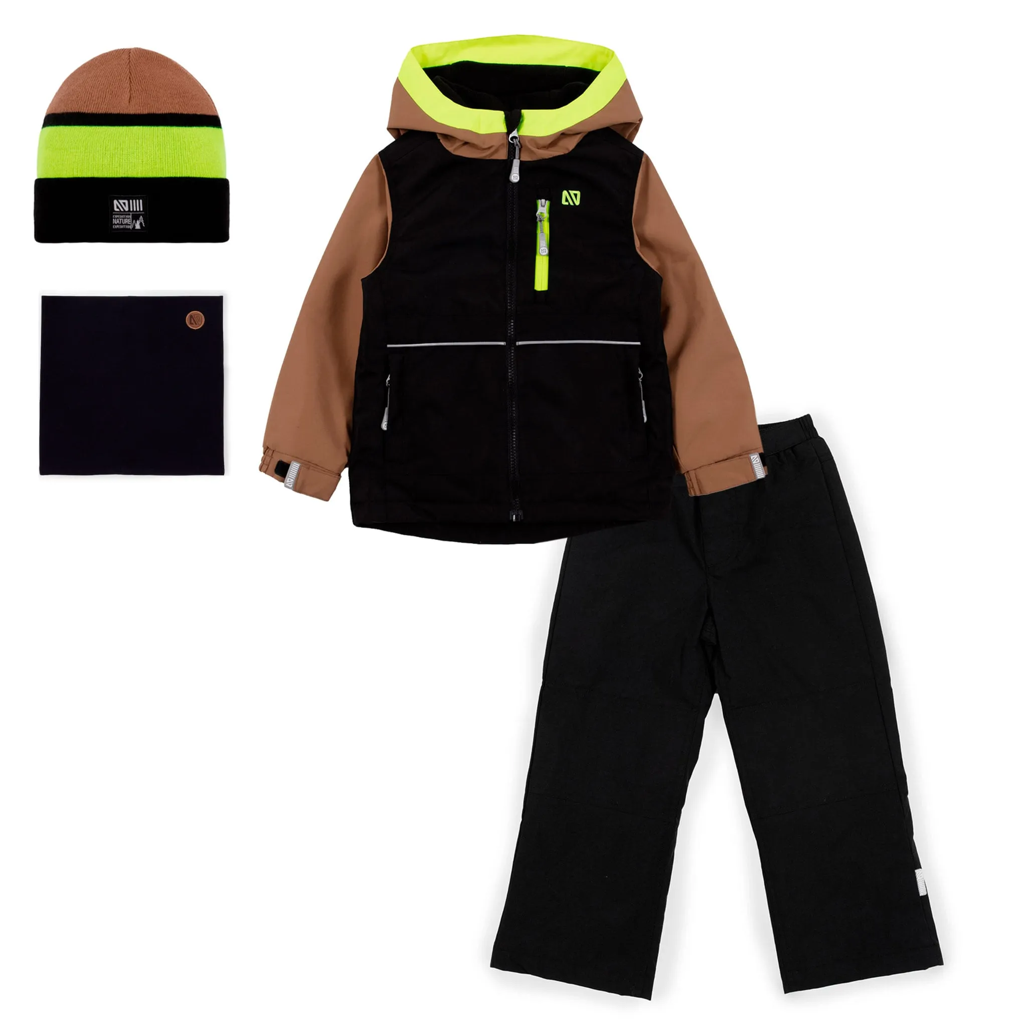 Nanö Ensemble Extérieur 2-6ans + Tuque + Cache-cou - Gael