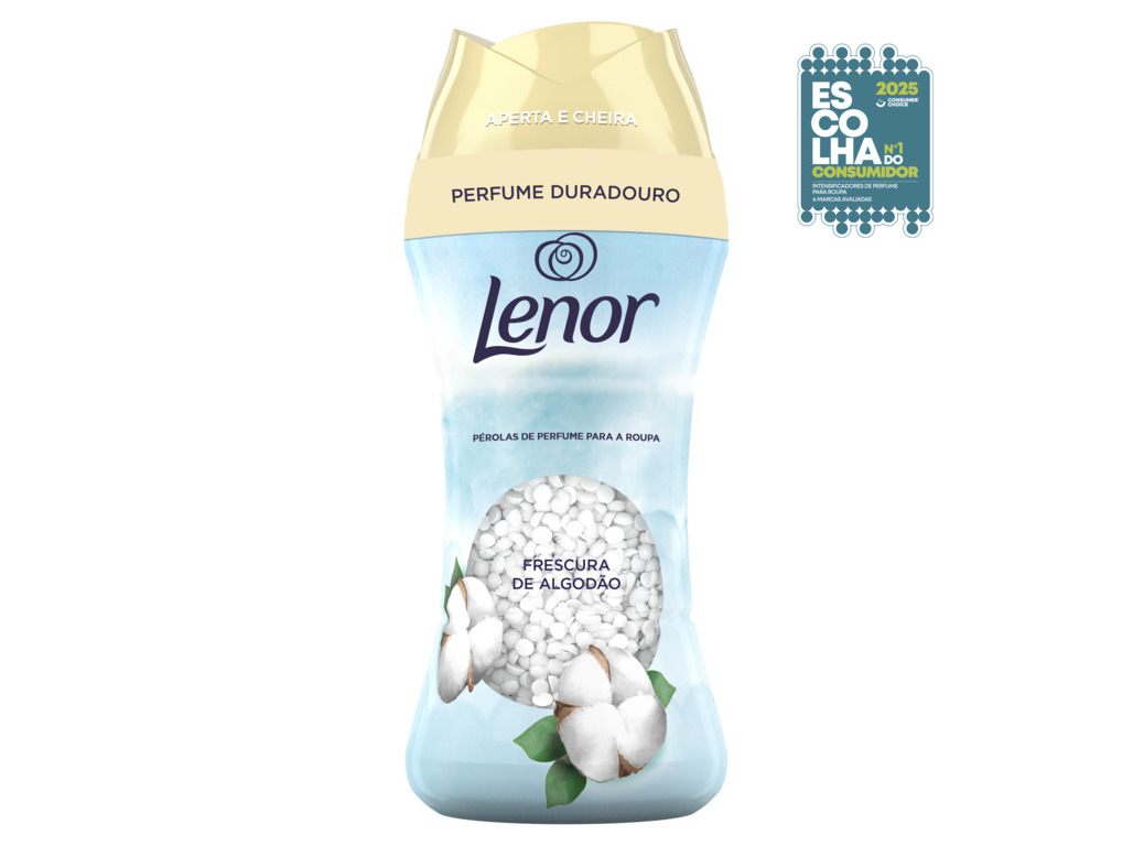 INTENSIFICADOR PERFUME LENOR PÉROLAS SENSITIVE COTTON 195G