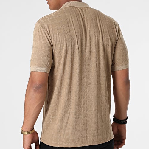 Polo Manches Courtes PL-09 Beige Foncé
