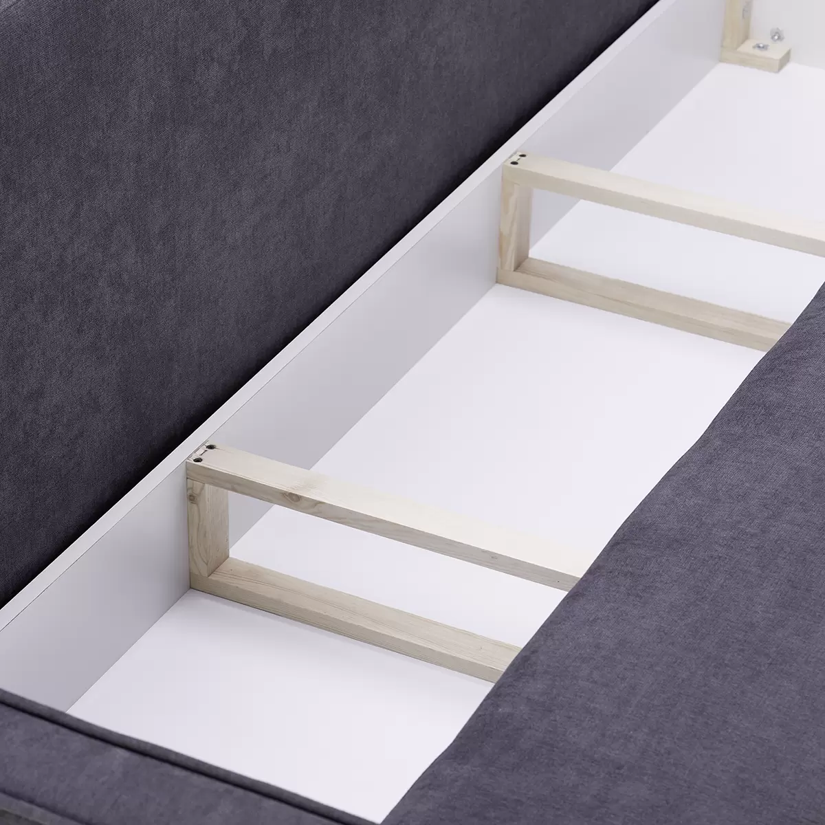 Schlafsofa Ostin 149 x 200 Dunkelgrau