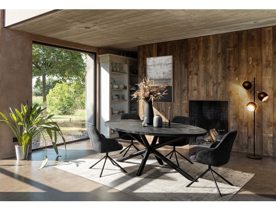 CONCEPT1 - Tapis Suri argent 200x290 cm