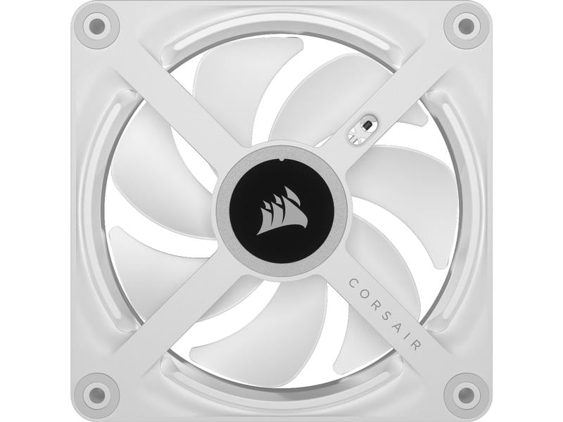 Corsair PC-Lüfter iCUE QX120 RGB Expansion Kit Weiss 120-mm-PWM-Lüfter-Erweiterungskit