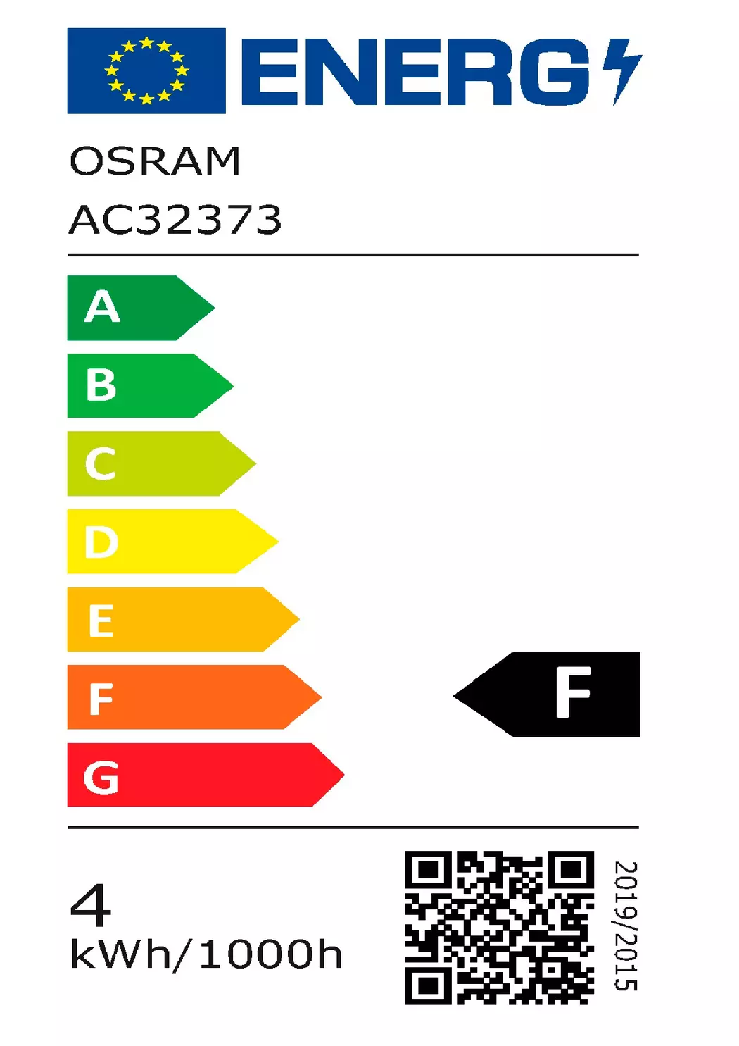 LED Birne E14/4 Watt/Energie F