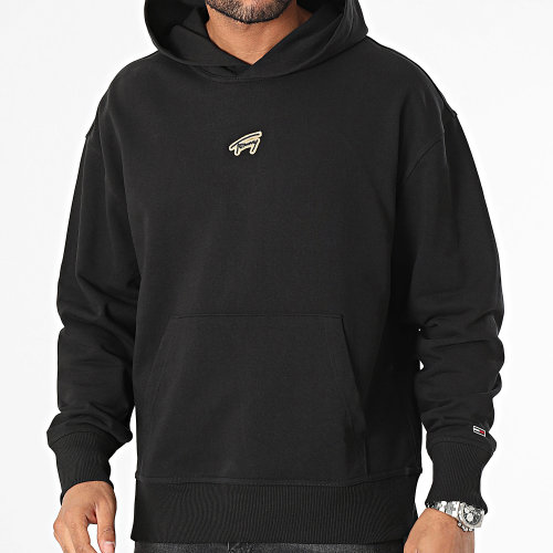 Sweat Capuche Relax Signature 7785 Noir