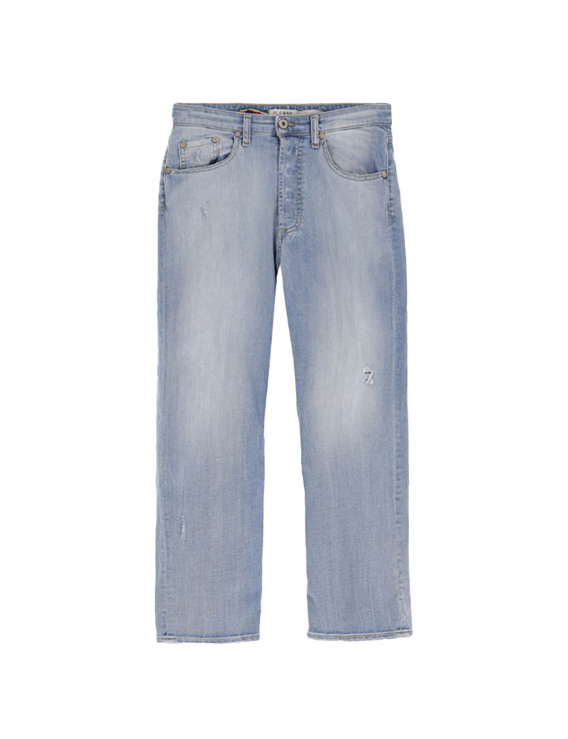 PLEASE JEAN DROIT  DENIM BOYFIT CLAIR