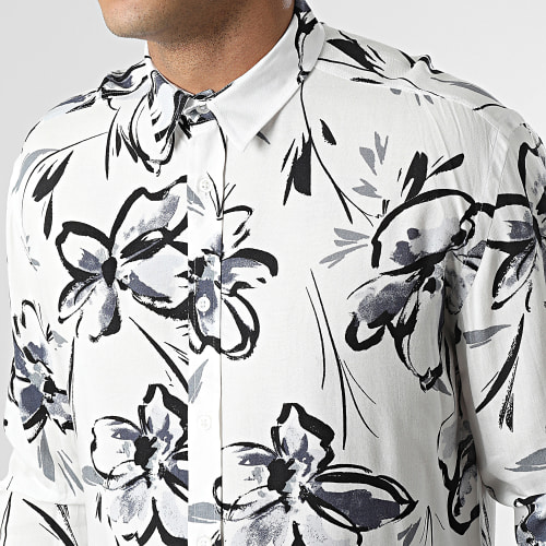 Chemise Manches Longues G-9034 Blanc