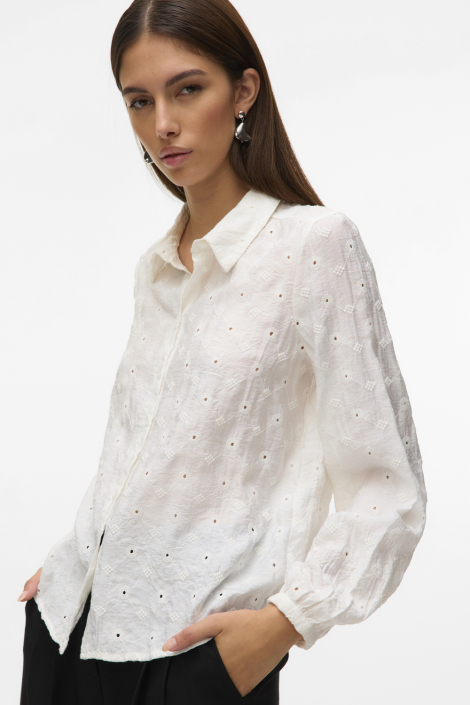 Vero Moda ecru dames blouse