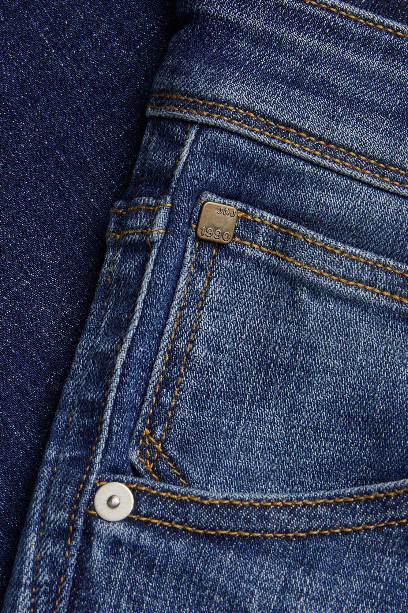Calça jeans slim fit - azul médio