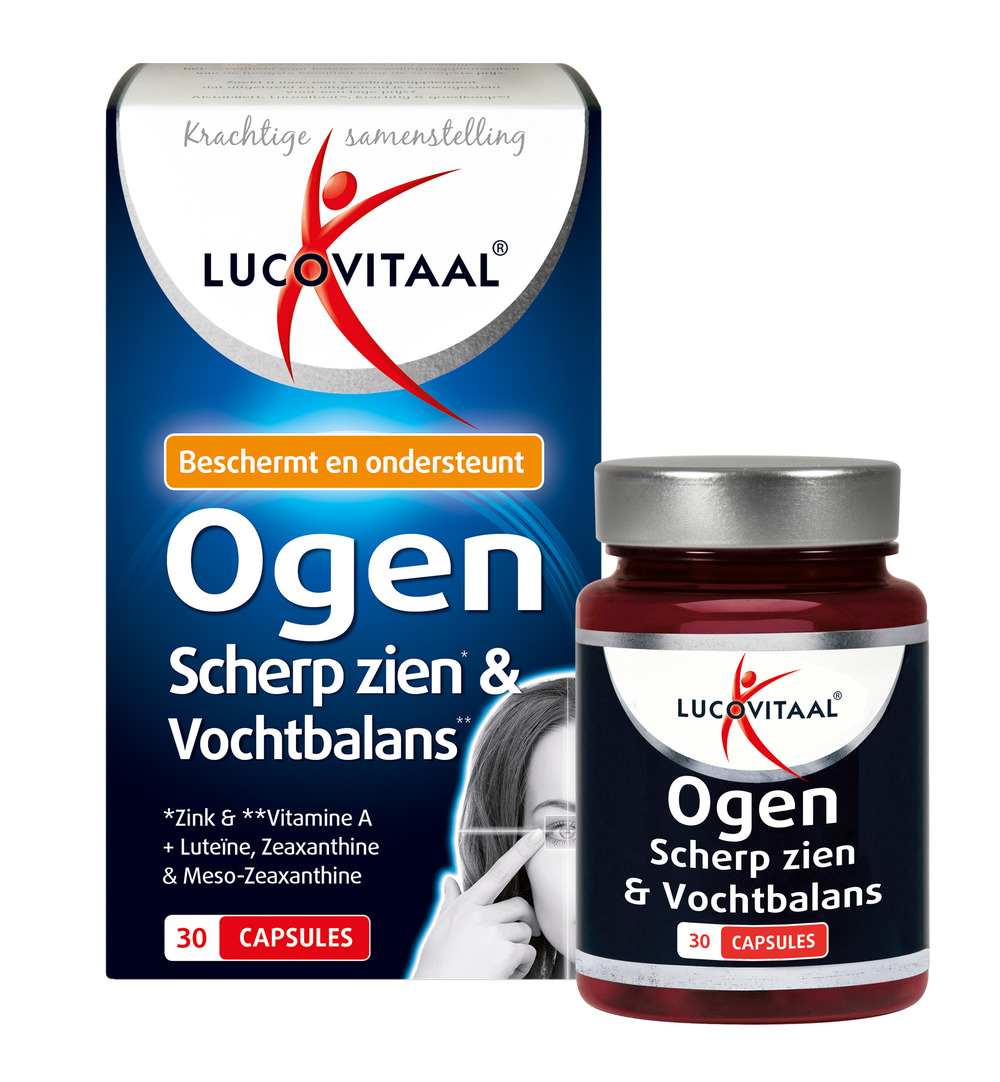 Lucovitaal Ogen Scherp Zien & Vochtbalans (30 capsules)