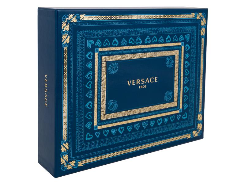 Versace Eros Men Eau de Toilette Set 1 Stück Duftset mit Eau de Toilette und passendem Duschgel sowie Aftershave