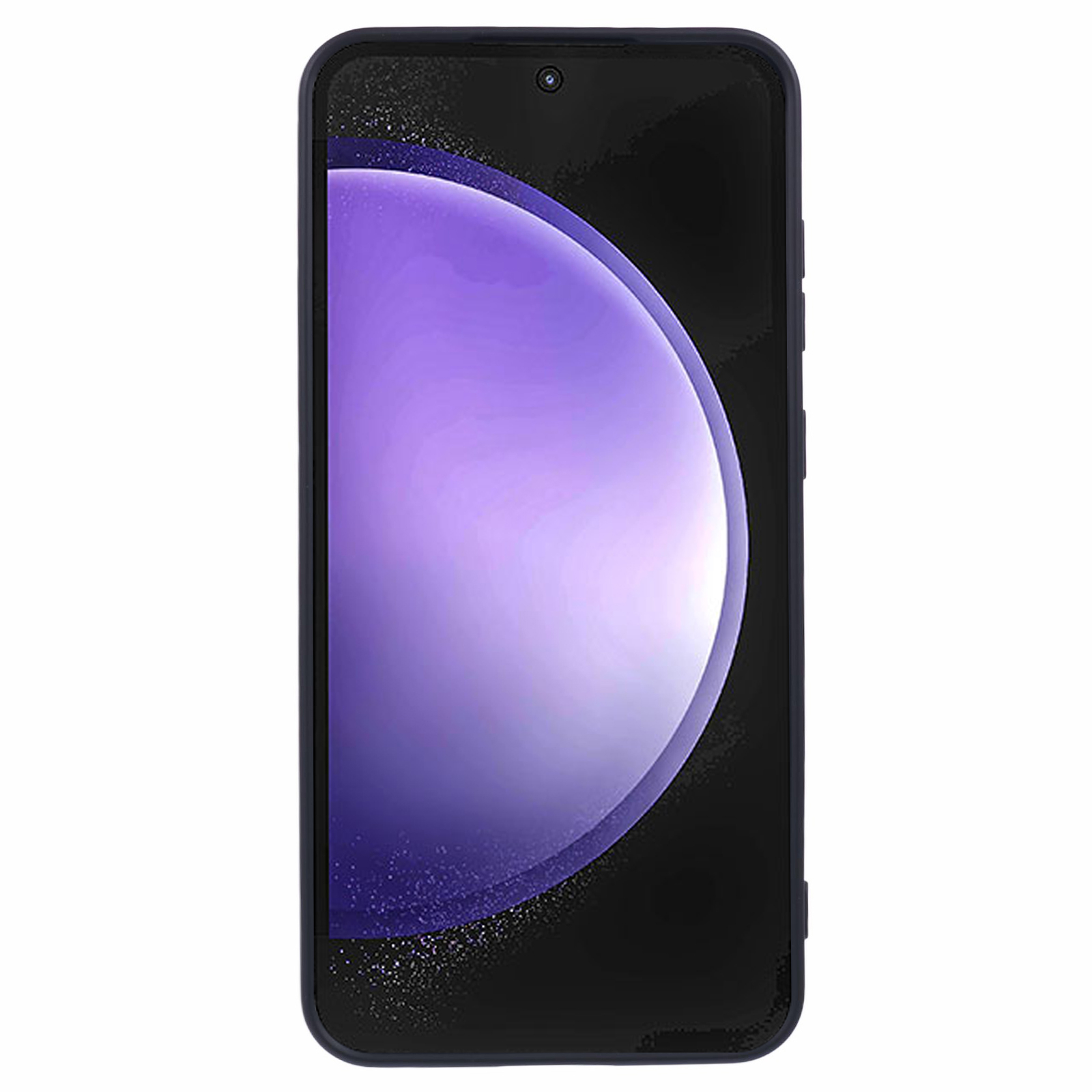Samsung Galaxy S24 FE Gummi Case Hülle mit Kameraschutz - Schwarz (Matt)