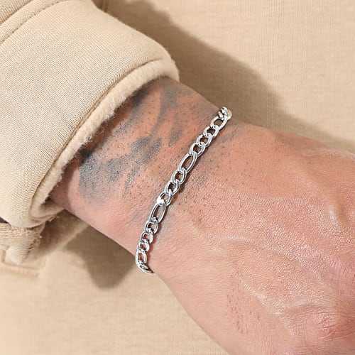 Bracelet Maille Figaro 5.5mm Argenté