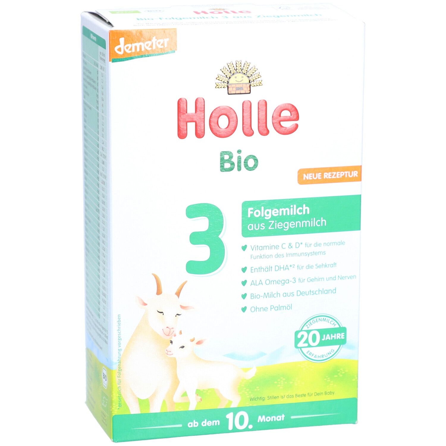 Holle Bio 3 Folgemilch auf Ziegenmilchbasis ab dem 10. Monat
