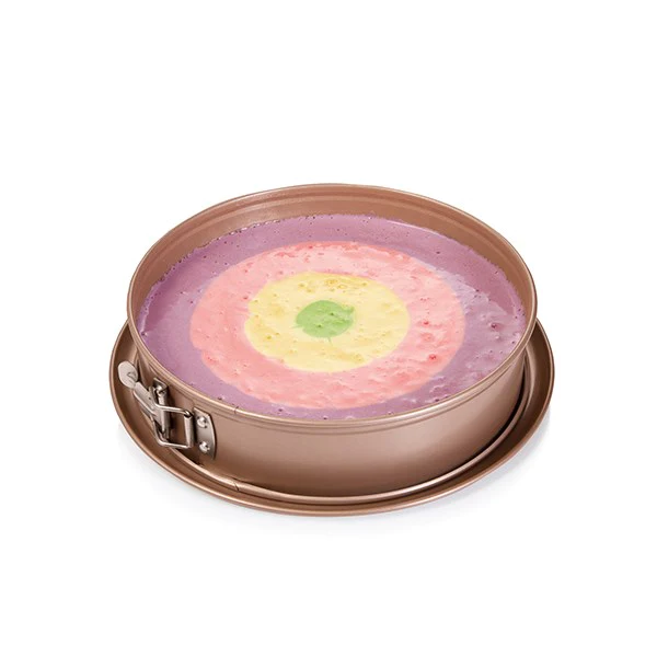 Cercle séparateur gâteaux arc-en-ciel et damiers