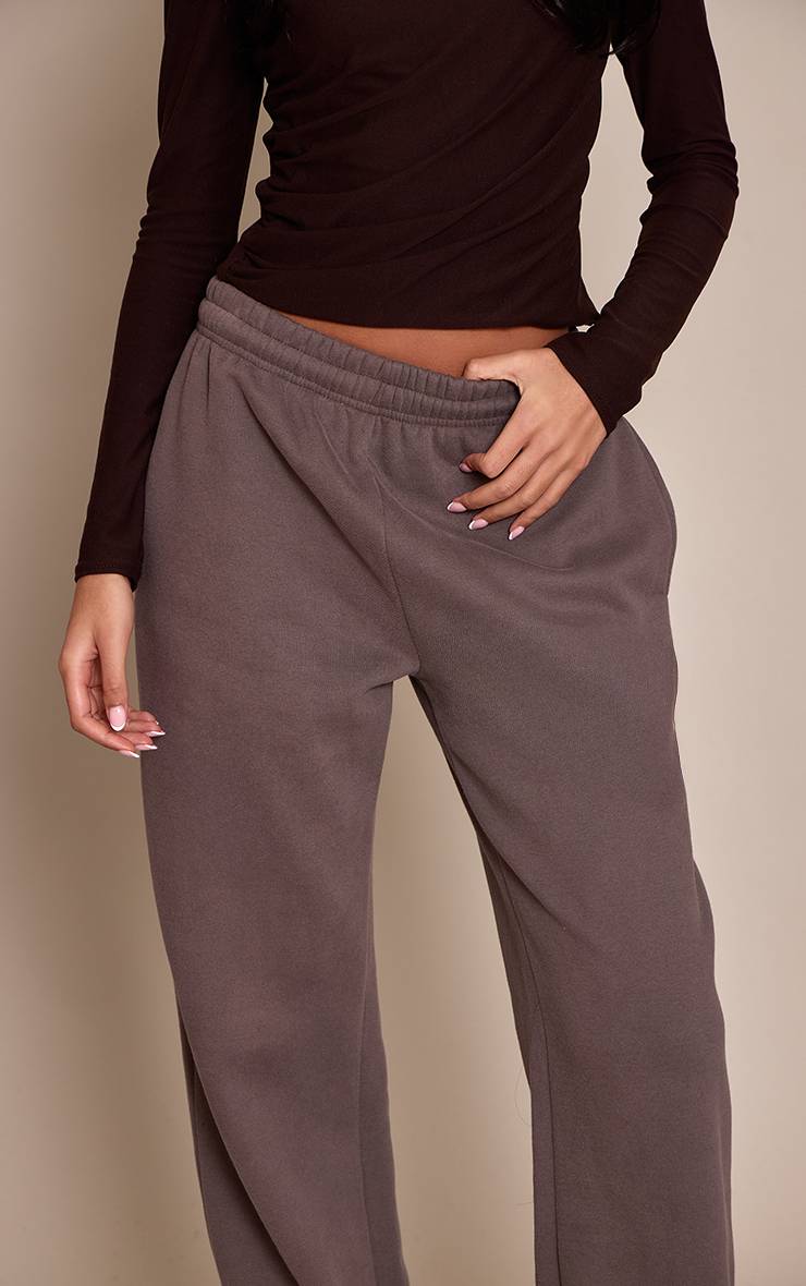 Charbon Pantalon De Jogging À Revers Pour Grande Taille Chiné