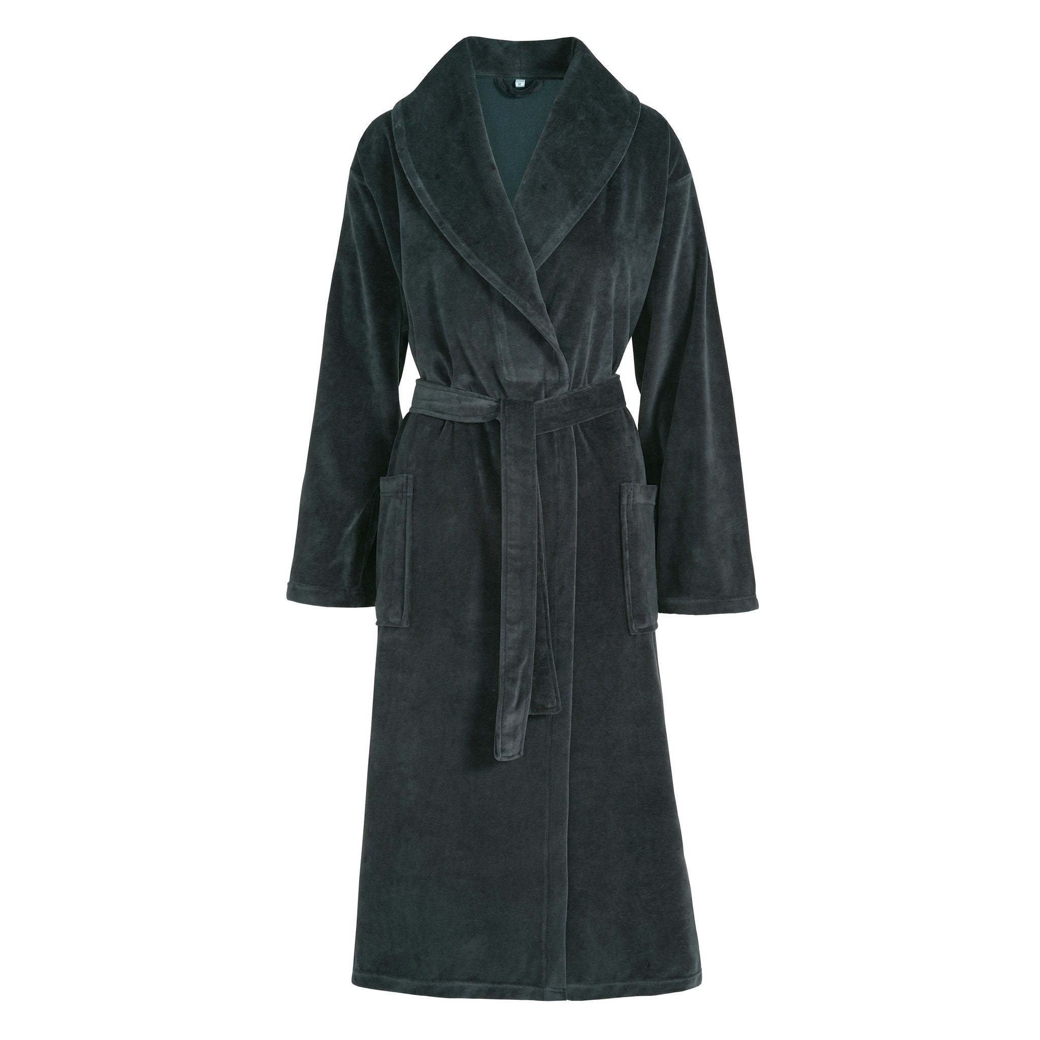 Badjas Grace Dark Navy | S | Blauw | Katoen | Polyester
