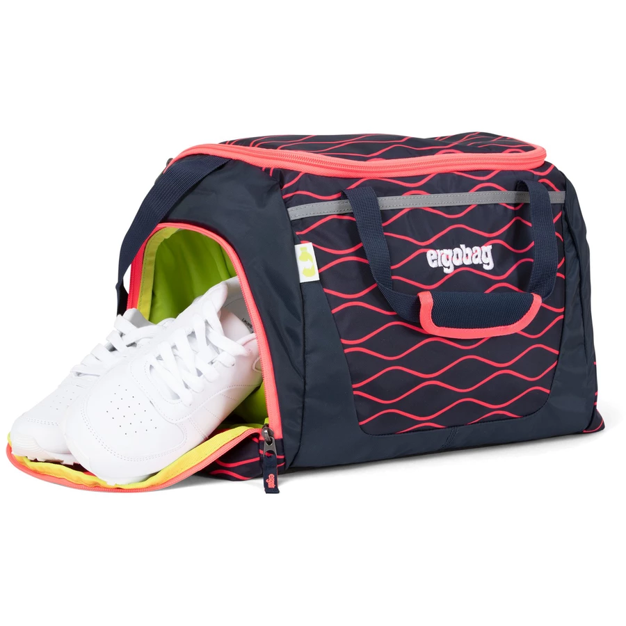 Ergobag Zubehör - Sporttasche 40 cm Super ReflektBär Glow