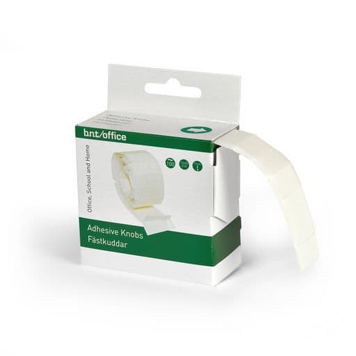 Festerputer Hvite 25 x 12 mm 100-pakning BNT Office