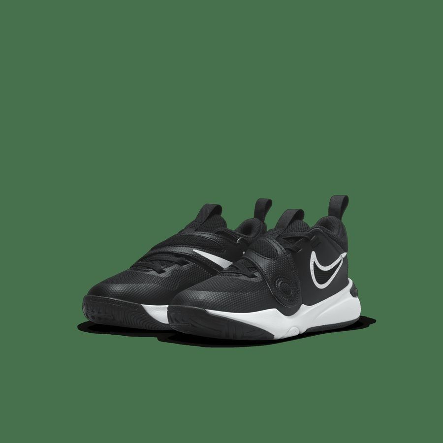 Nike Team Hustle D 11 Little Kids' BLACK/WHITE