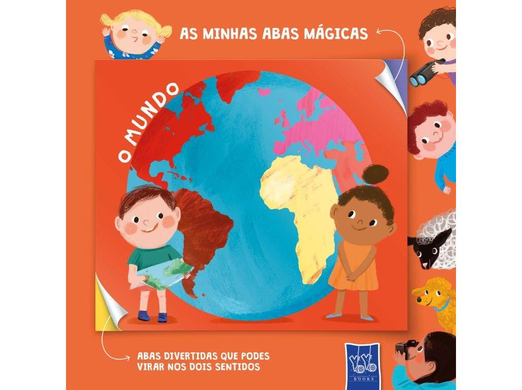 LIVRO AS MINHAS ABAS MÁGICAS O MUNDO