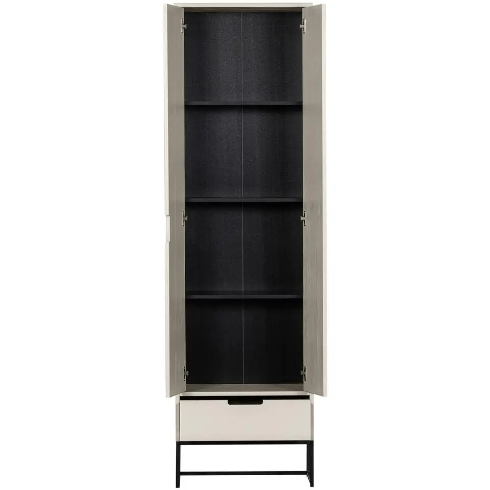 WOOOD Silas Hoge Kast - Grenen - Dust - 210x60x36