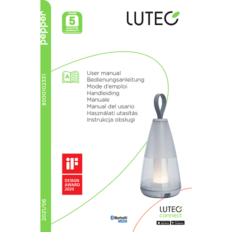 Lutec Pepper bordlampe