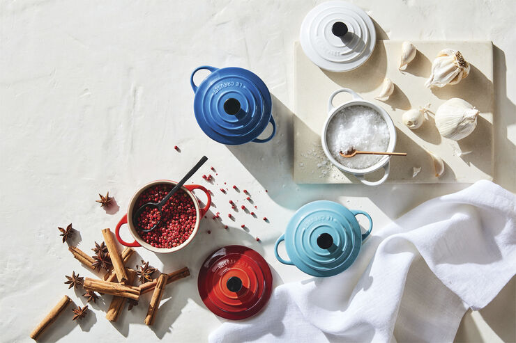Le Creuset Mini gryde 10cm White White