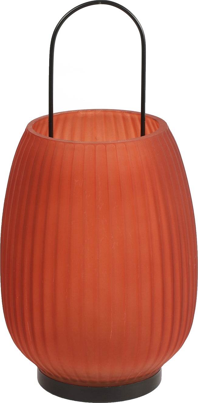 Countryfield waxinelichthouder Davin rood D 14 H 28,5 cm