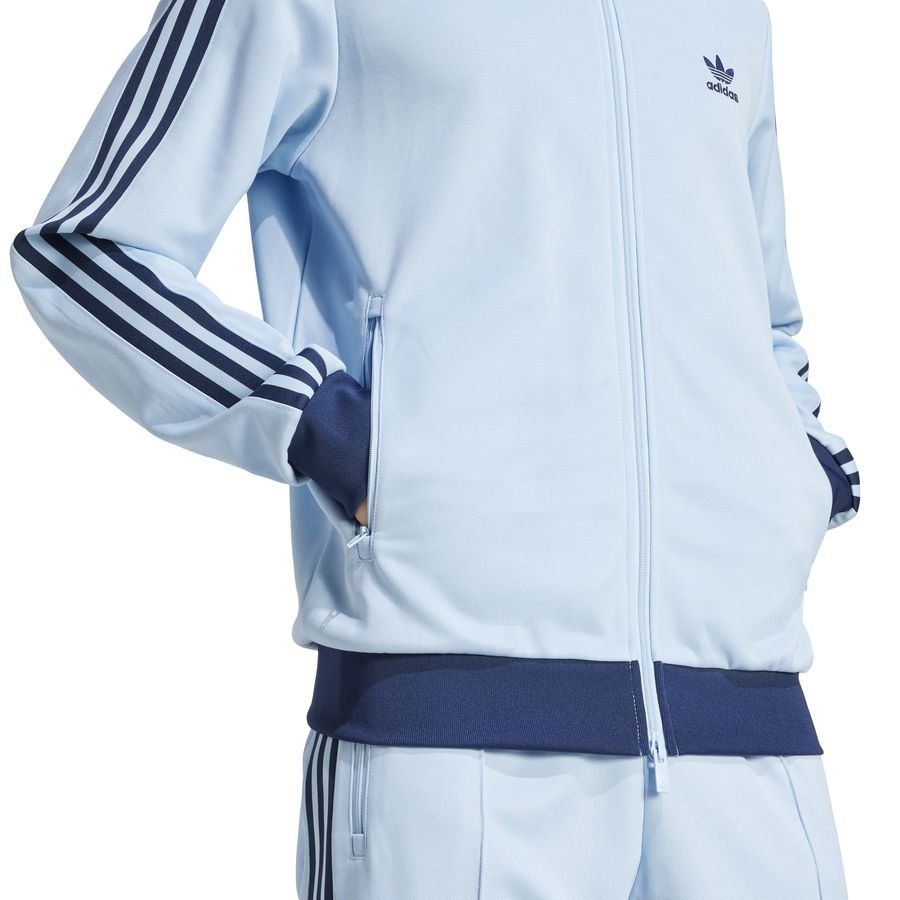 adidas Originals Haut d'Entraînement Classics Beckenbauer - Bleu Ciel/Bleu