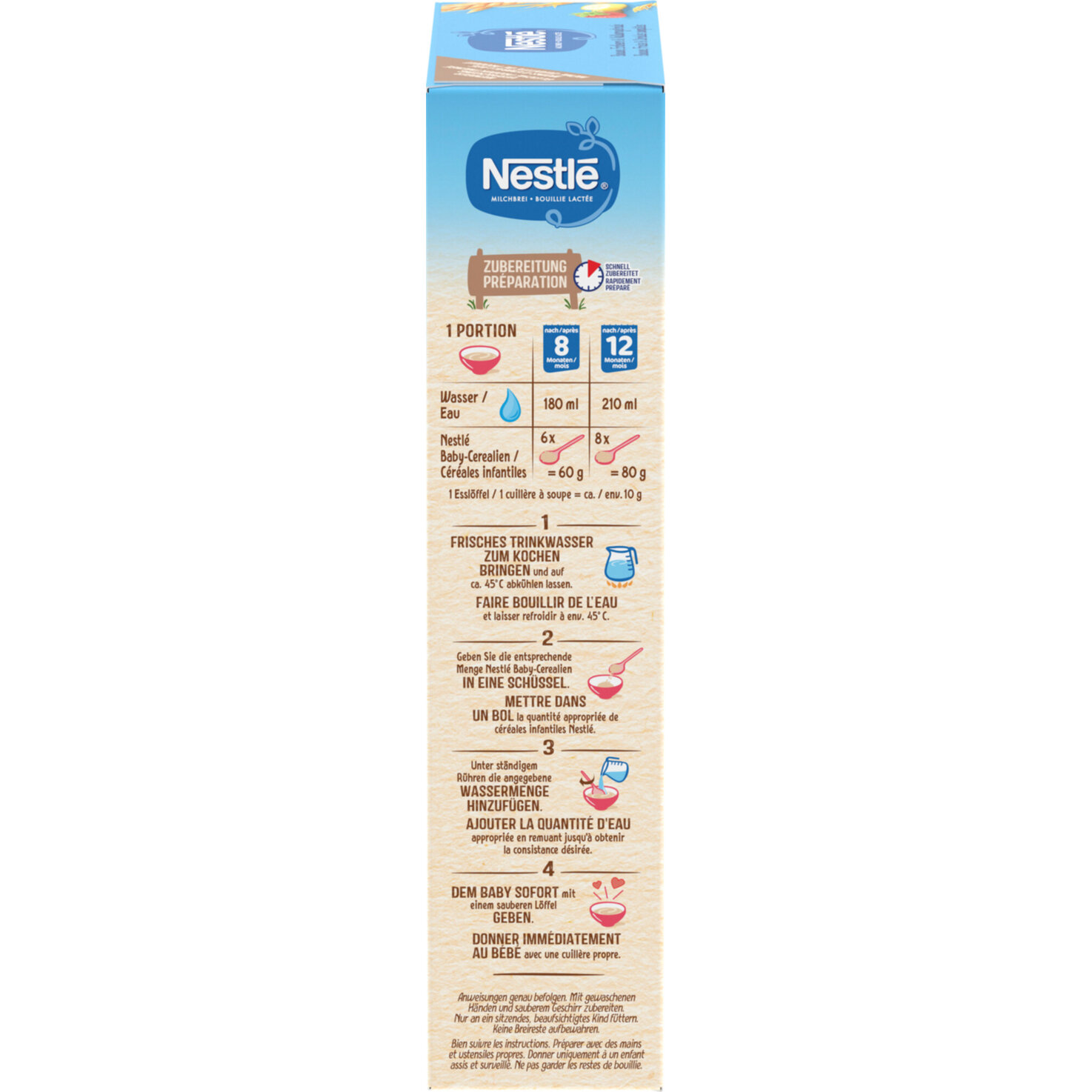 Nestlé Baby Cereals Banane & Erdbeere 8+ Monate