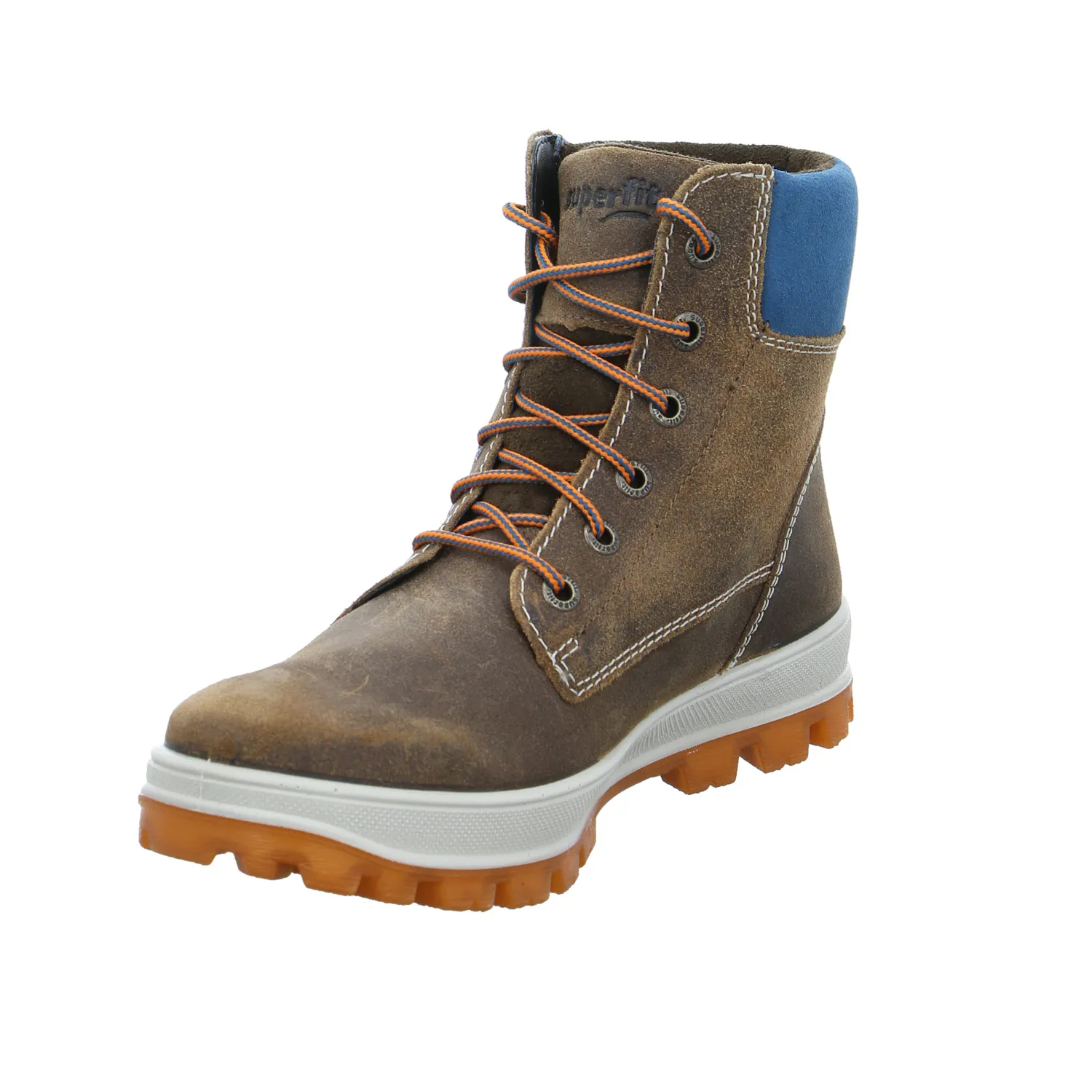 SUPERFIT Jungen-Winter-Bottine Braun Textil  Winter-Boot