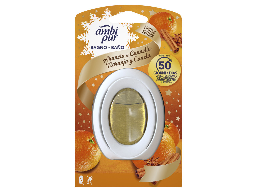 AMBIENTADOR CASA BANHO AMBIPUR LARANJA E CANELA 1UN