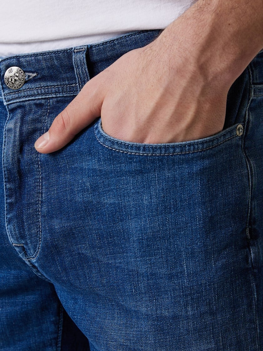 Pierre blue stretch Super Stonewashed