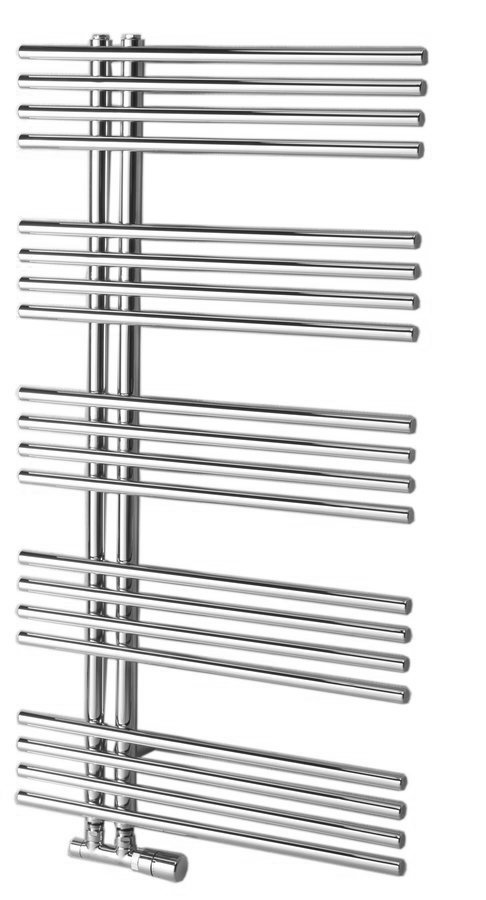 Sapho Nympha handdoekradiator chroom 60x112cm 354W