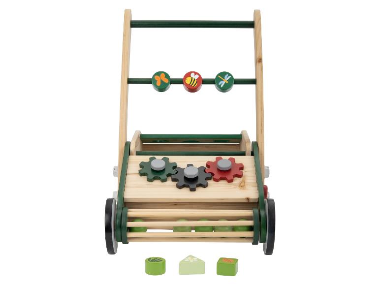 Houten loopwagen