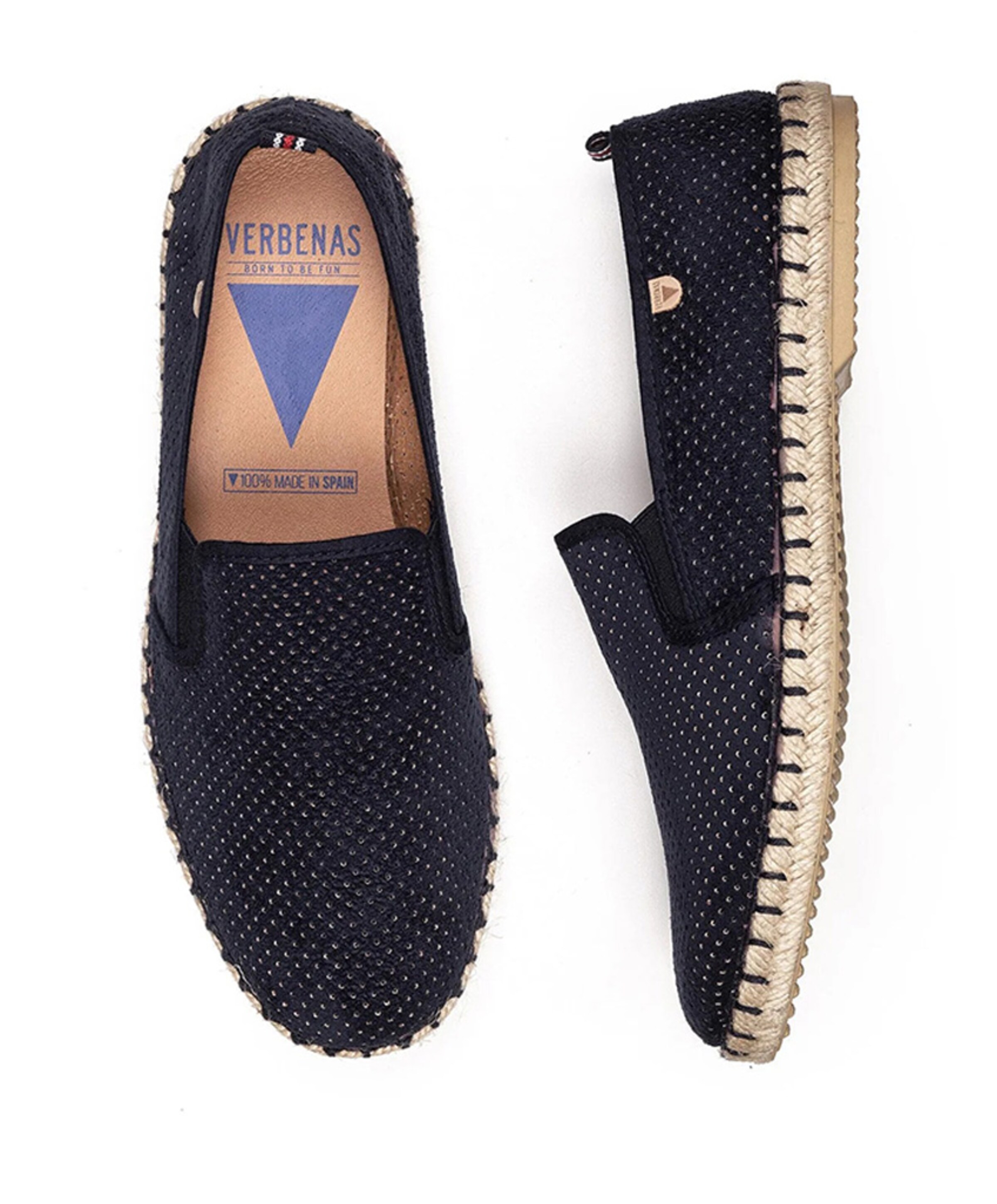 Verbenas TOM HOLE/MICRO heren sneakers blauw