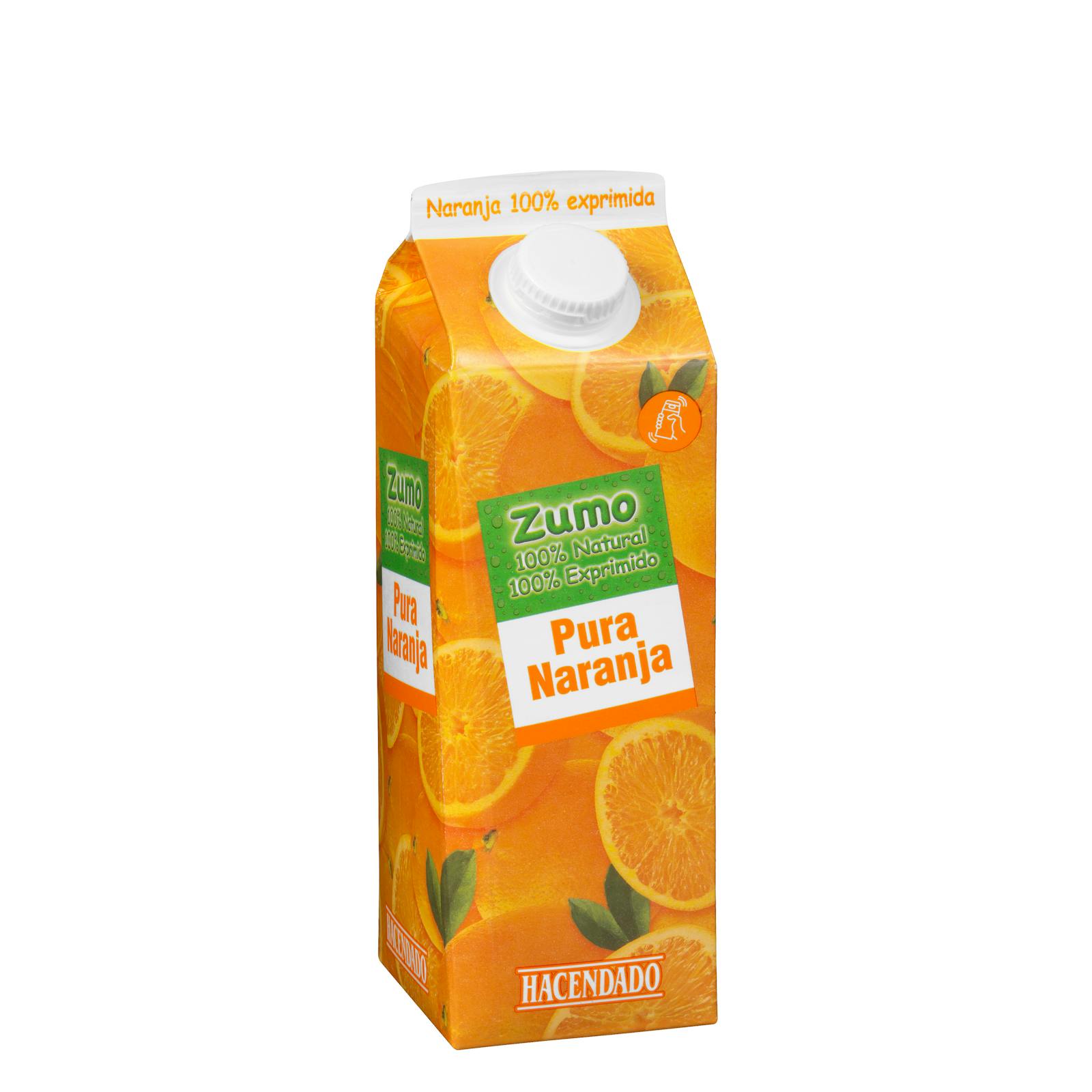 Jus d'orange pur Hacendado