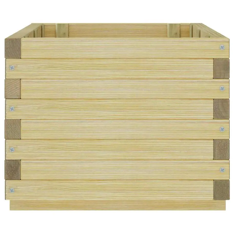 vidaXL - Houten Plantenbak - Bruin - Hout