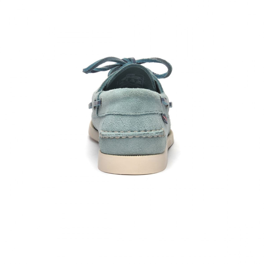 DOCKSIDES PORTLAND FLESH OUT GREEN LIDHEN-Chaussures bateau pour femme en cuir suede
