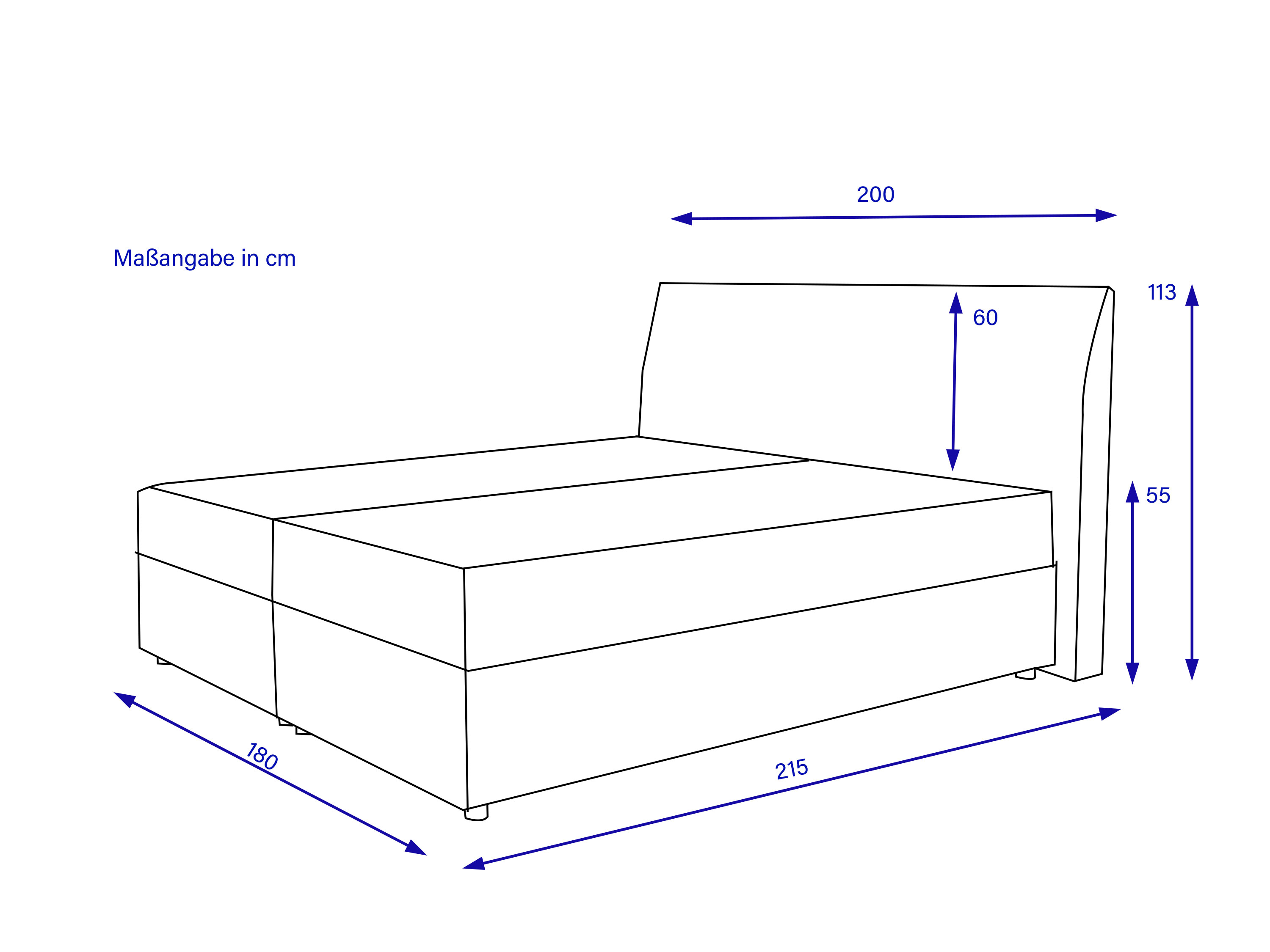 Boxspringbett vito BRILLANT