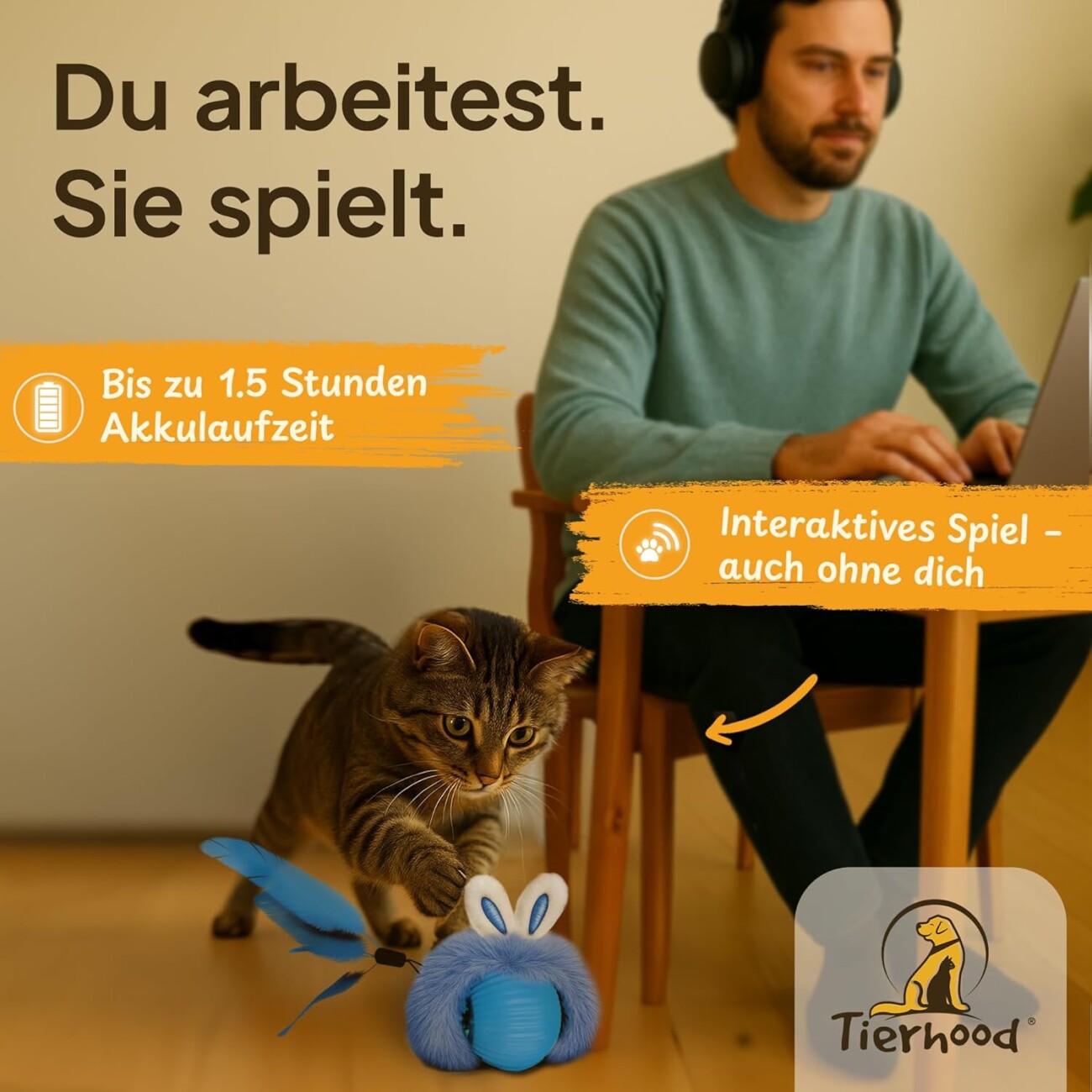 Tierhood Turboball Katzenspielzeug