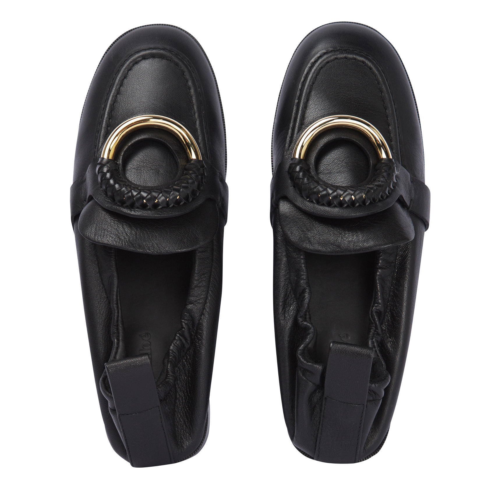 HANA - Mocassins à bouts ronds | Noir